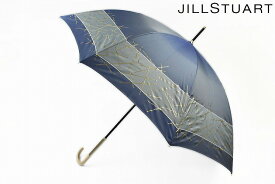 ジル スチュアート 雨傘 長傘 傘 レディース ブランド JILLSTUART ライン デザイン ロゴ ブルー グレー 60cm 女性 婦人 【あす楽】