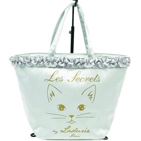 スクレ by ラデュレ トートバッグ バッグ レディース ブランド Les secrets by Laduree paris ラブリーキャット Lovely Cat ねこ ネコ プリント ミント グリーン Mサイズ 女性 婦人