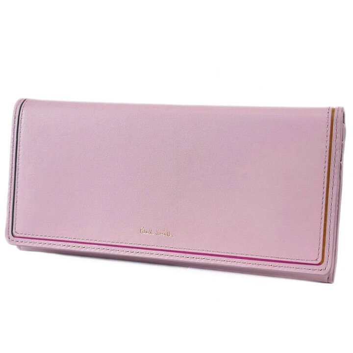 楽天市場 ポールスミス 財布 長財布 レディース Paul Smith スワール カラー ライン アクセント かぶせ 専用箱付 ピンク 女性 婦人 本革 Bpw085 母の日 あす楽 Selectshop Season