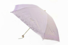 ケイトスペード ニューヨーク 日傘 折りたたみ 傘 レディース ブランド KateSpade NEWYORK クローバーオーガンジー ライト パープル 50cm 女性 婦人 UV 晴雨兼用 遮光 遮熱 訳あり 【あす楽】