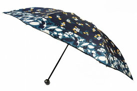 アナスイ 折りたたみ 傘 雨傘 レディース ブランド ANNA SUI フラワー チェリー × ピコ レース ネイビー 55cm 女性 婦人 x1x 【あす楽】