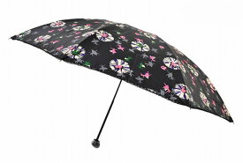 アナスイ 折りたたみ 傘 雨傘 レディース ブランド ANNA SUI ピコレース × バレリーナ デザイン 黒 ブラック 55cm 女性 婦人 x1x 【あす楽】