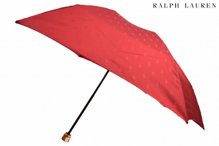 ポロ ラルフローレン 雨傘 折りたたみ 傘 レディース ブランド POLO Ralph Lauren ロゴ デザイン 赤 レッド 日本製 55cm  女性 婦人 【あす楽】 | Selectshop season