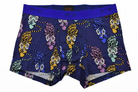 ポールスミス POP ボクサーパンツ メンズ ブランド 前開き 綿 下着 ボクサー Paul Smith POP 専用箱付 TIGER Big Cats トラ 虎 とら タイガー M L LL 紺 ネイビー アンダーウェア レギュラーボクサー 男性 紳士 5380-5651 父の日 【あす楽】