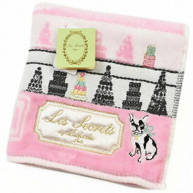 ラデュレ タオルハンカチ タオル ハンカチ 1枚 レディース 綿 高級 ブランド ハイブランド LADUREE ピンク ショップ マカロン ロゴ 刺繍 女性 婦人 母の日 20代 30代 40代 50代 60代 70代 プレゼント ギフト おしゃれ かわいい 大人 ハンドタオル ホワイトデー ポイント消化