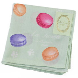 ラデュレ ハンカチ レディース 綿 高級 ブランド ハイブランド LADUREE UREE グリーン 緑 マカロン 猫 ネコ ねこ ロゴ 女性 婦人 母の日 20代 30代 40代 50代 60代 70代 プレゼント ギフト おしゃれ かわいい 大人 ホワイトデー ポイント消化 x1x
