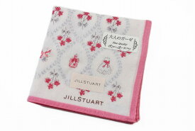 ジル スチュアート ハンカチ 1枚 レディース ブランド JILLSTUART ガーゼハンカチ ピンク フラワー プリント 女性 婦人 【あす楽】