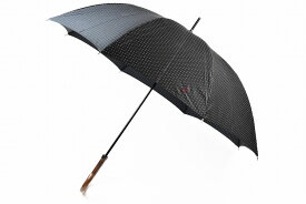 ポロ ラルフローレン 傘 雨傘 長傘 メンズ ブランド Ralph Lauren ドット デザイン 65cm 黒 ブラック 赤ロゴ 刺繍 男性 紳士 【あす楽】