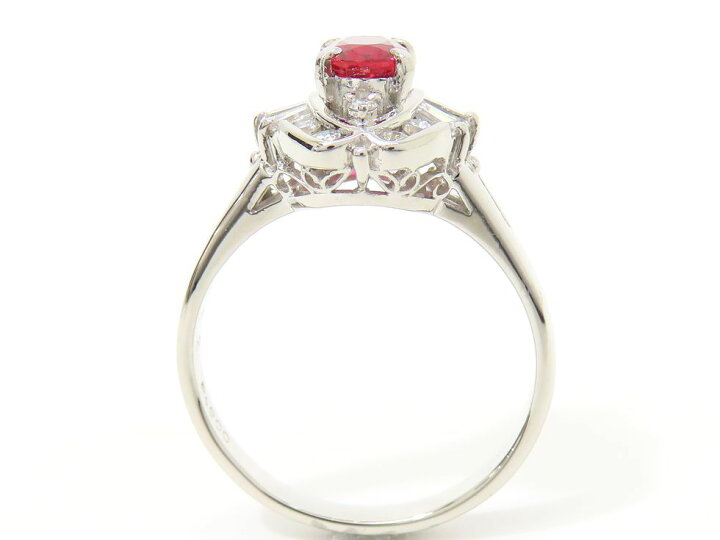 楽天市場】Pt900 ルビー0.62ct ダイヤモンド0.34ct リング #12 【池袋 