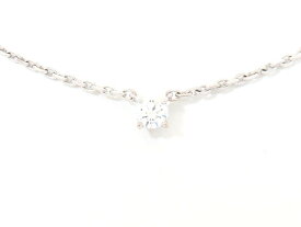 カルティエ K18WG ダイヤモンド0.26ct(G/VVS-2/EX) ネックレス 【池袋店】【中古】
