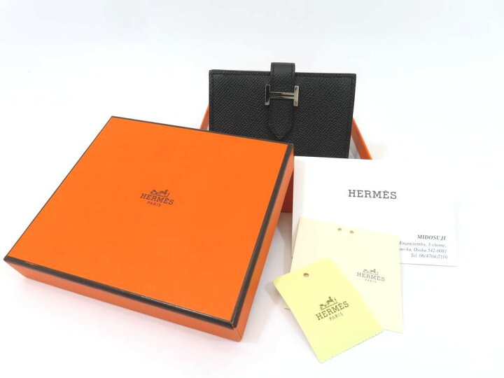 楽天市場】エルメス 039806CK ヴォ—エプソン SV金具 ノワール ベアン  