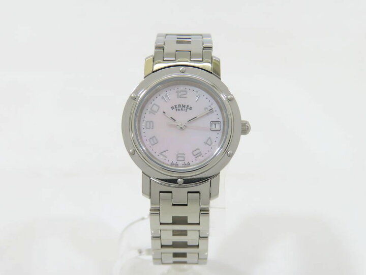 楽天市場】エルメス CL4.210 クリッパー ナクレ SS/クォーツ  