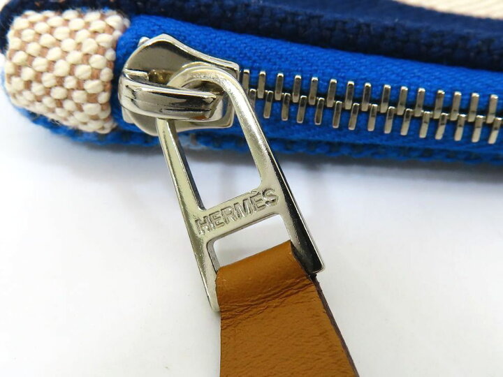 楽天市場】エルメス H103455M トワルアッシュ×SV金具 シェル×ニュイ  