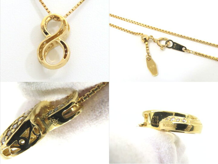 楽天市場】ゆきざき YNOMBRE1268S K18YG ダイヤモンド0.19ct ノンブル  