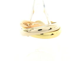 カルティエ K18スリーカラー トリニティ リング #52 ※ロゴなし【池袋店】【中古】