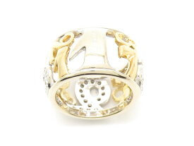 【新着】フランクミュラー K18YG/WG メレダイヤ(ct刻無) タリスマン リング #16【池袋店】【中古】