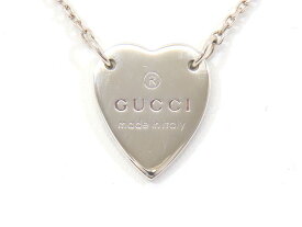 グッチ 223512 J8400 8106 SV925 トレードマーク ハートネックレス【池袋店】【中古】