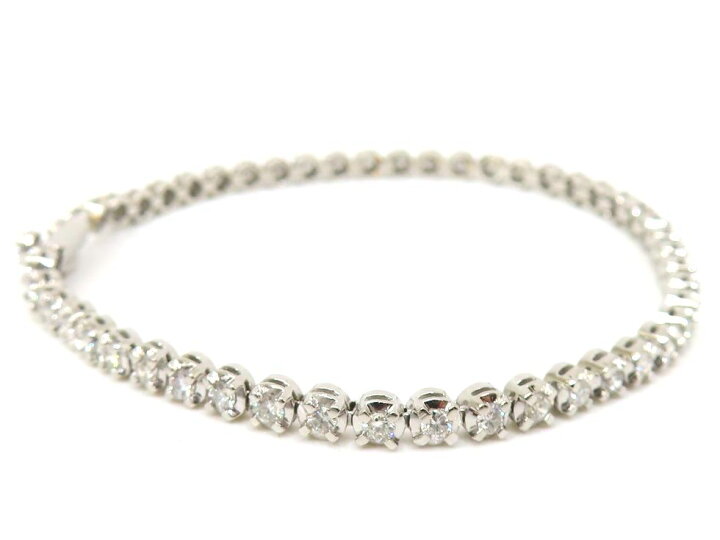 楽天市場】Pt900 ダイヤモンド2.00ct テニスブレスレット【池袋店 