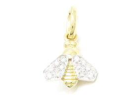 【新着】ポンテヴェキオ K18YG/WG ダイヤモンド(ct刻無) アニマル・ビー モチーフ ペンダント【池袋店】【中古】