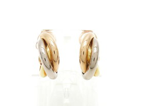 カルティエ 80083231 K18YG/PG/WG トリニティ イヤリング クラシックモデル ピアス【池袋店】【中古】