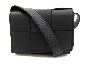 ボッテガ・ヴェネタ 666688 VMAY 18425 ラムスキン ネロ キャンディ カセット ショルダーバッグ 【池袋店】【中古】