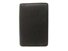 コーチ 91308 レザー ブラック ビジネス カードケース 【池袋店】【中古】