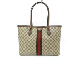 バレンシアガ×グッチ 680125 PVC×レザー ベージュ系 ザ・ハッカープロジェクト ミディアムトート【池袋店】【中古】