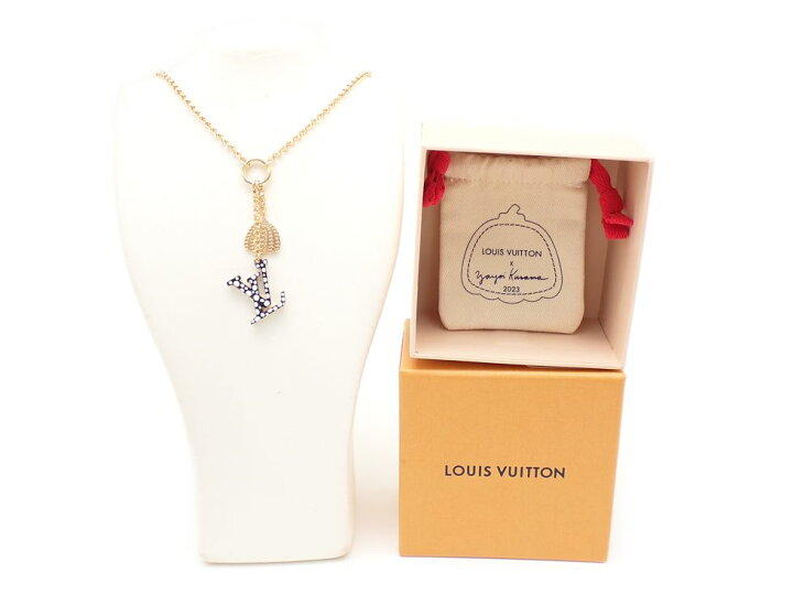 楽天市場】ルイ・ヴィトンx草間彌生 M01079 メタル コリエ・LV アイ 