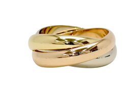 カルティエ K18YG/WG/PG トリニティ リング ＃53【新宿店】【中古】