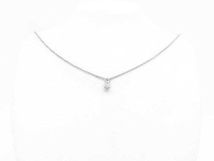 楽天市場】ティファニー Pt950 ダイヤ0.22ct G・SI-1・3EX ソリティア 
