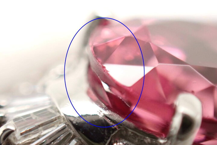 楽天市場】Pt900 ピンクトルマリン2.80ct テーパー・メレダイヤ0.37ct  