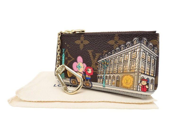 中古】LOUIS VUITTON ポシェット クレ コインケース モノグラム  