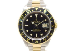 ロレックス 16713 GMTマスターII U番 YGベゼル SS YG 自動巻き メンズ 時計 【新宿店】【中古】