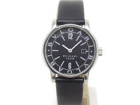 ブルガリ ST29S ソロテンポ TEAM SS 革ベルト(社外製) クオーツ レディース 時計 【新宿店】【中古】