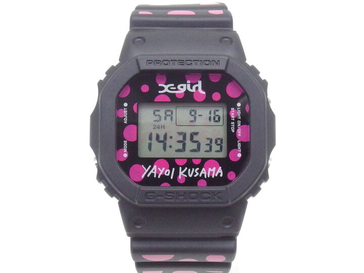 楽天市場】カシオ G-SHOCKx草間彌生X-girlコラボ DW-5600VT 樹脂  
