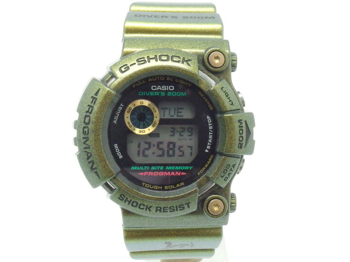 楽天市場】カシオ GW-200GM-9JF G-SHOCK フロッグマン ゴールド 