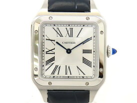 カルティエ WSSA0022 サントス デュモン ウォッチLM SS/革ベルト/クォーツ ボーイズ時計 【池袋店】【中古】