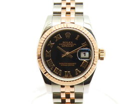 ロレックス 179171 ランダム番 デイトジャスト26 SS/PG/自動巻 レディース時計【池袋店】【中古】