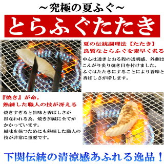 【送料無料】とらふぐたたき刺身セット(お試し価格!夏の伝統ふぐ料理!父の日・お中元ギフト)