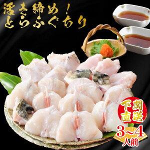 ふぐ お歳暮 ギフト 朝獲れ活締め冷蔵とらふぐ鍋セット500g(3〜4人用) てっちり ふぐちり ふぐ鍋