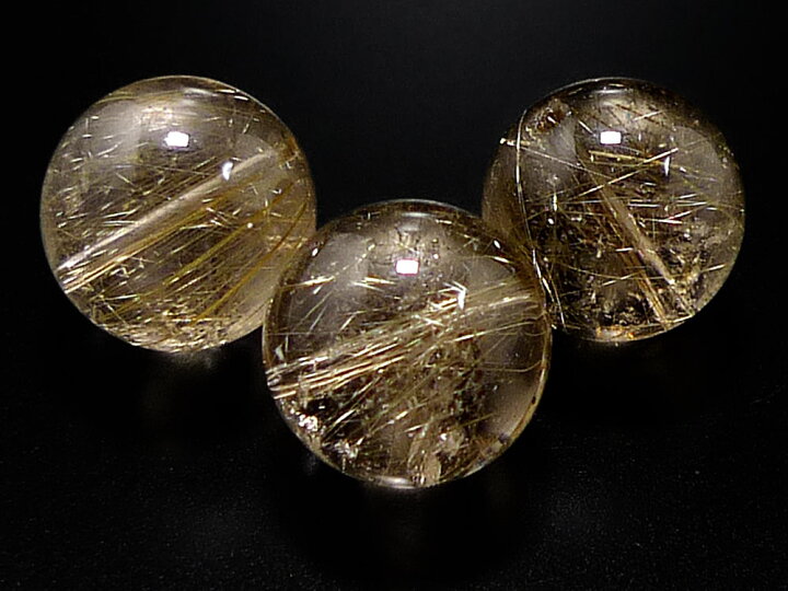 楽天市場】1粒売り ゴールドルチルクォーツ 16mm パワーストーン バラ 