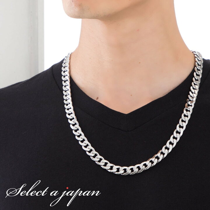 楽天市場 マラソンsale ステンレス ネックレス メンズ キヘイ 10mm幅 シルバー 60cm 男性用 アクセサリー キヘイ チェーン 喜平チェーン 喜平 銀色 メンズネックレス 天然石 セレクトエージャパン