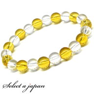 シトリン 水晶 金運 ブレスレット パワーストーン ブレスレット メンズ レディース 天然石 数珠 アクセサ…