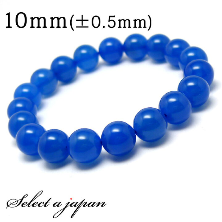 楽天市場】青メノウ ブレスレット 10mm パワーストーン ブレスレット 
