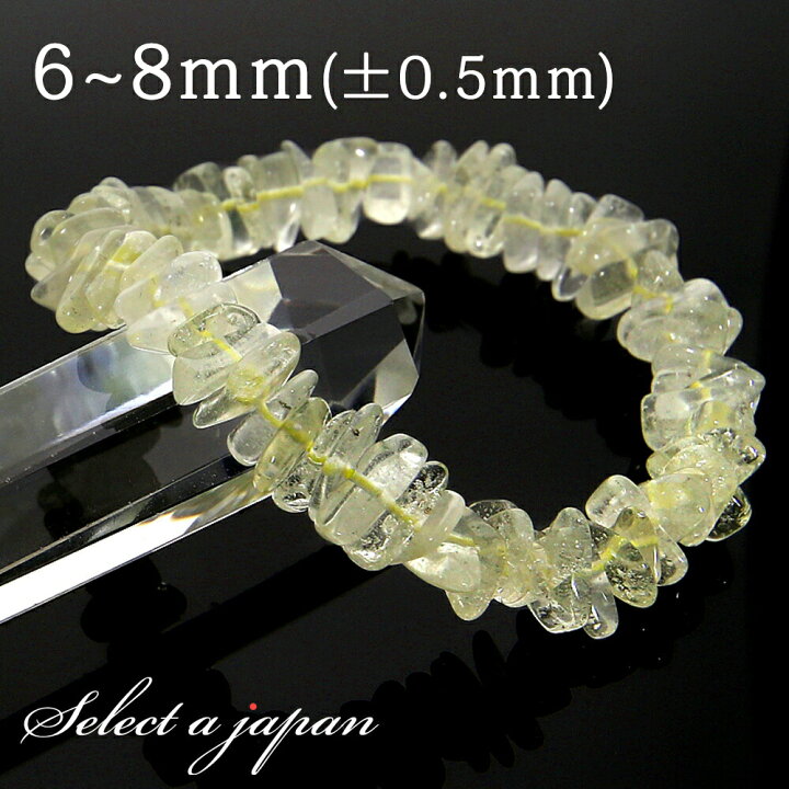 楽天市場】リビアングラス さざれ ブレスレット 6mm〜8mm 