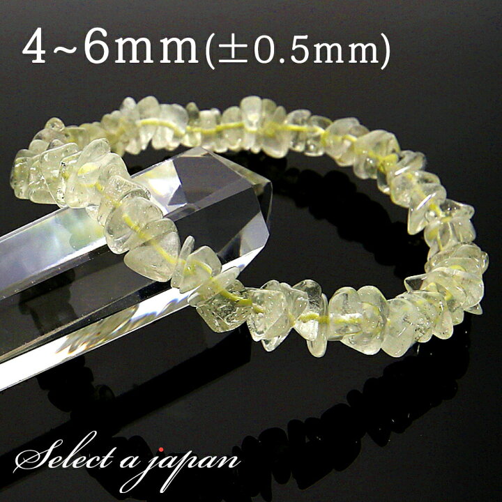楽天市場】リビアングラス さざれ ブレスレット 4mm〜6mm 