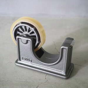 送料込み★インダストリアル PUEBCO アイアン テープディスペンサーNatural (アンティークシルバー) ブラック シャビー アンティーク セロハンテープ