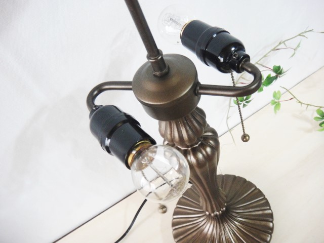 2021福袋】 5台H27.5cmステンドグラスランプアイアン吊り型ランプ 