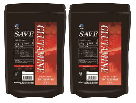 グルタミン 【2個セット】 SAVE グルタミンパウダー 1kg (500g×2個) 無添加【代引不可】【 送料無料 】