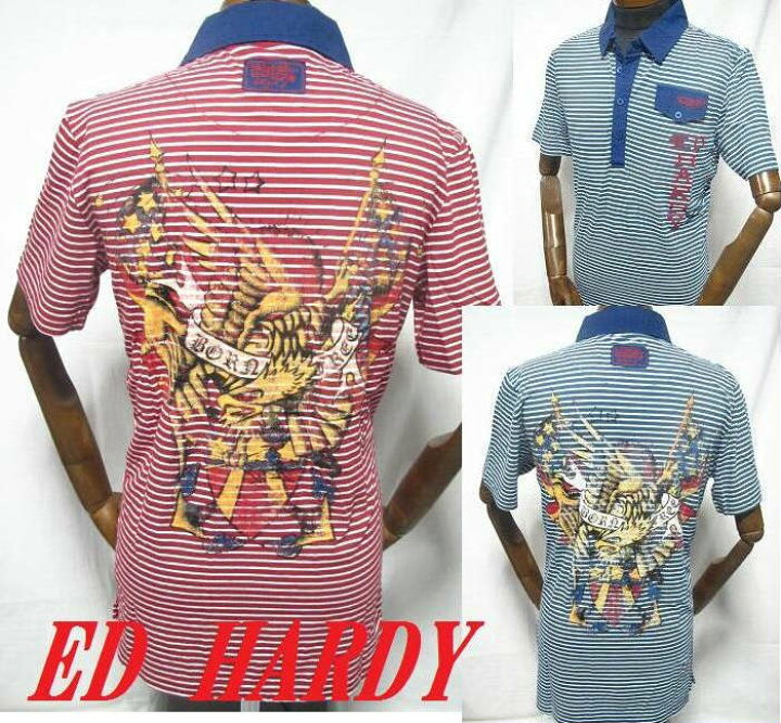 楽天市場】エドハーディー ed hardy エド・ハーディー ポロシャツ 